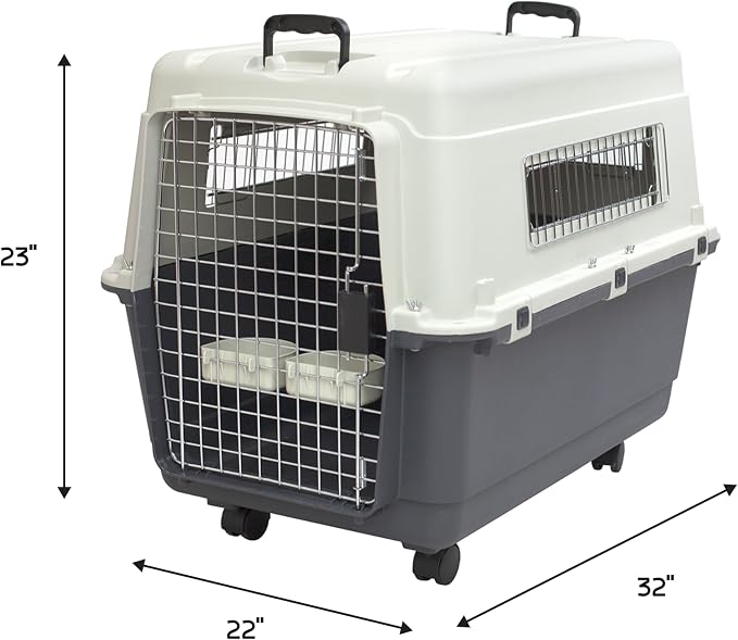SportPet Airline Compliant LARGE 28.75" Travel Dog Kennel-Durable Plastic - Image 7