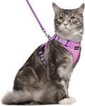 rabbitgoo Cat Harness and Leash Set, Escape Proof Soft Adjustable Vest Harnesses by rabbitgoo