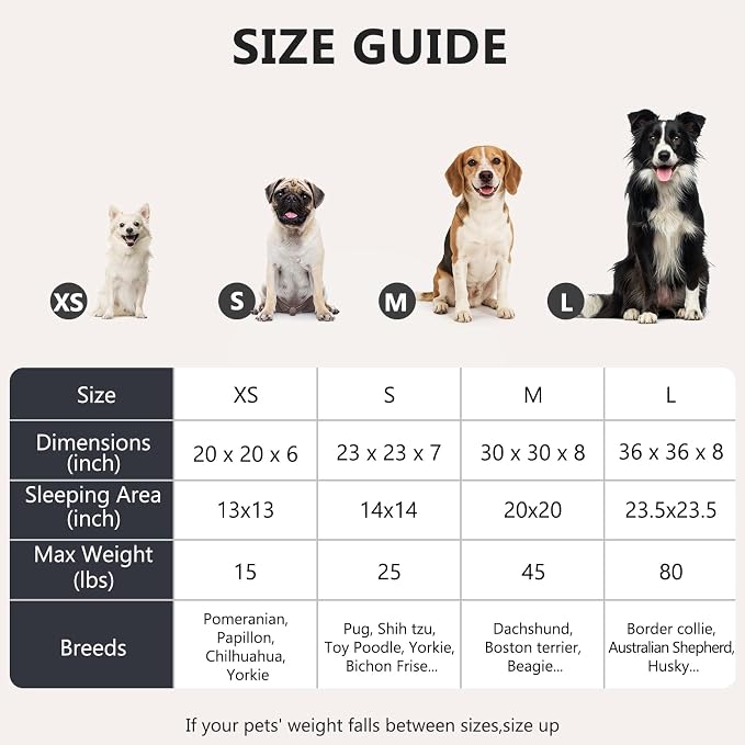 MIXJOY Orthopedic Dog Bed Comfortable Donut Cuddler Round Pet Beds Ultra Soft - Image 7