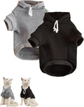 QWINEE Basic Dog Hoodie Sweatshirt Puppy Sweater Warm Cat Costumes Pet Clothes by QWINEE