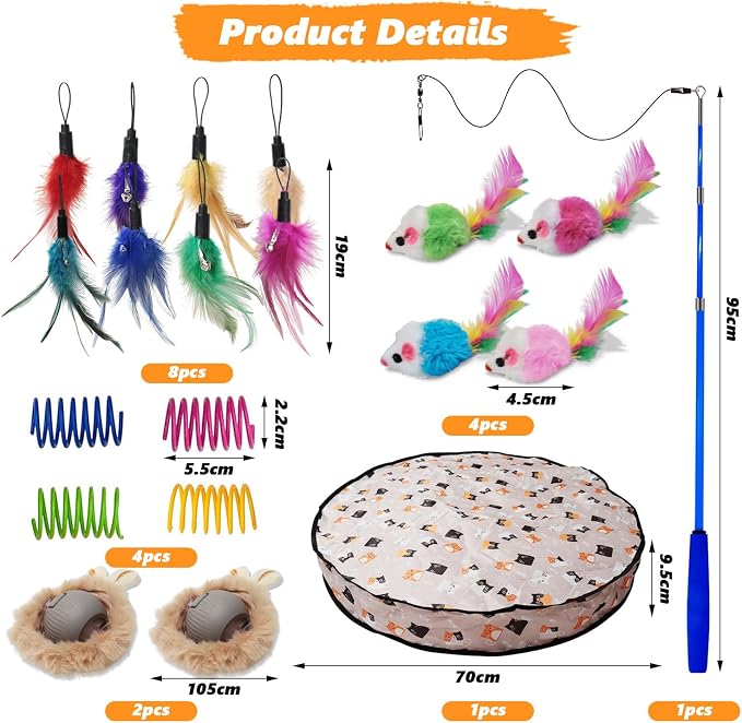 Cat Toys Pack, Interactive Cats Toys - Image 8