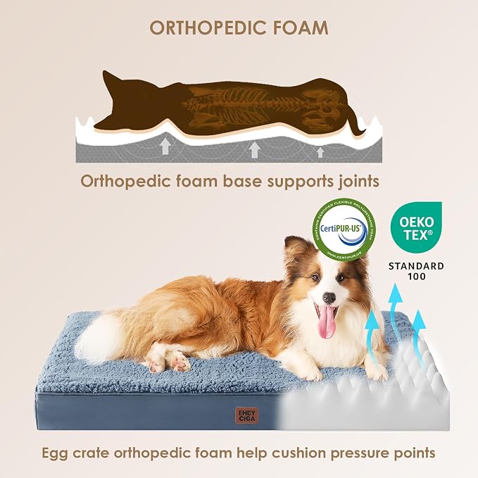 EHEYCIGA Orthopedic Medium Dog Beds - Image 4