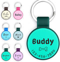 Silent Silicone Dog Tags, Custom Engraved Pet ID Tags by Brayhoo
