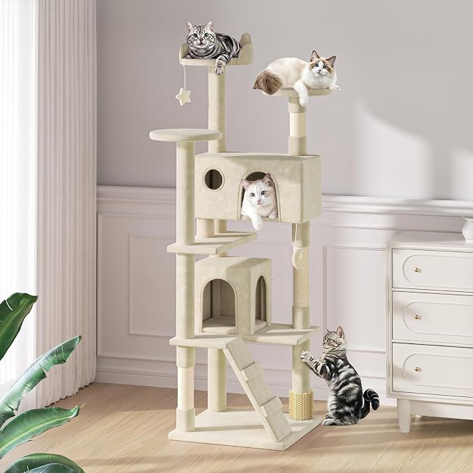 MoNiBloom 77 Inch Cat Tree Tower - Image 3