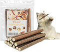 Silvervine Sticks for Cats, Natural Catnip Matatabi Chew Sticks Teeth Molar by WoLover