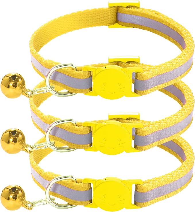 3 Pack Reflective and Breakaway Cat Collars by Unknown