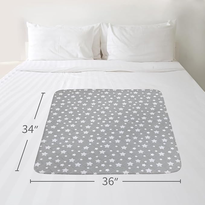 Waterproof Bed Pads Washable 34" x 36", Absorbent Chuck Pads - Image 4