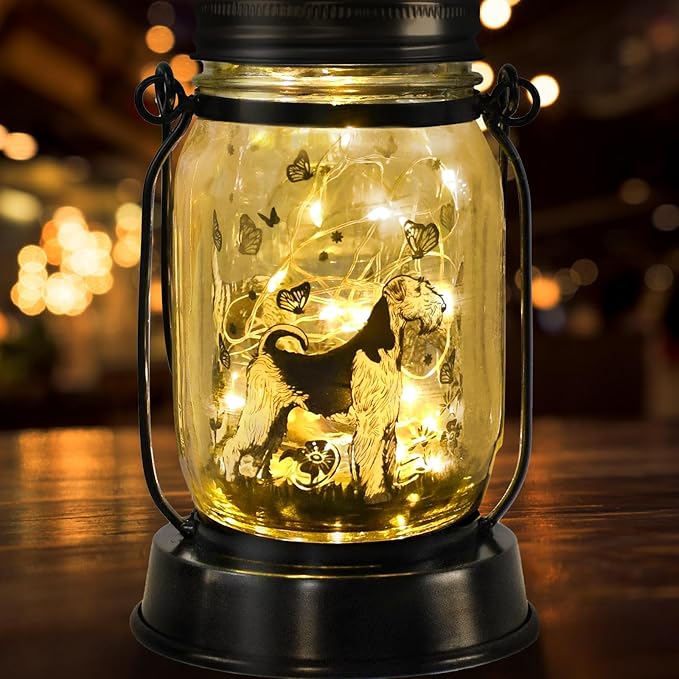 Kerry Blue Terrier Gifts for Women/Men, Pet Solar Lanterns Kerry Blue Terrier by kyoryuger