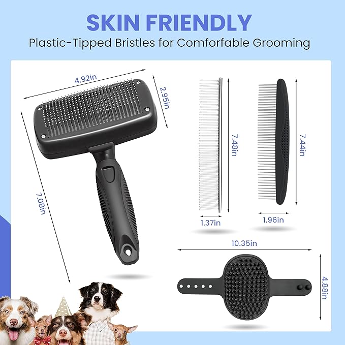 Self Cleaning Shedding Brush - Image 2