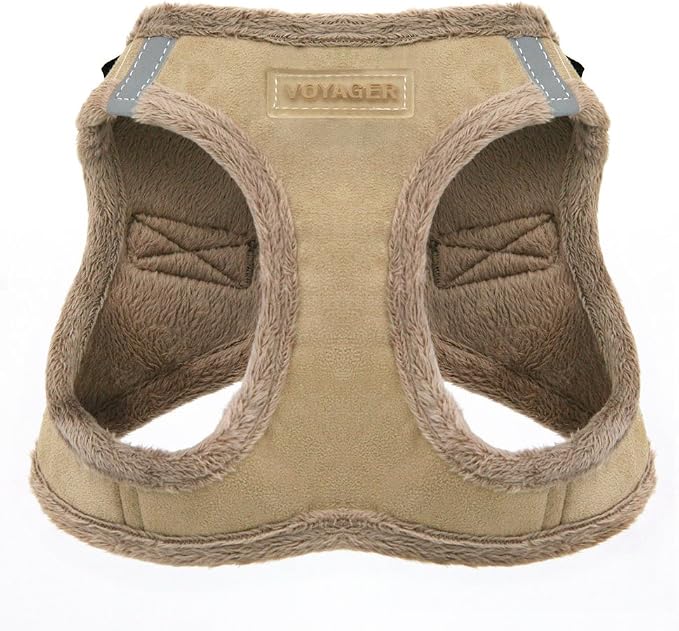 Voyager Step-In Plush Dog Harness – Soft Plush, Step In Vest Harness by BestPetSuppliesLLC