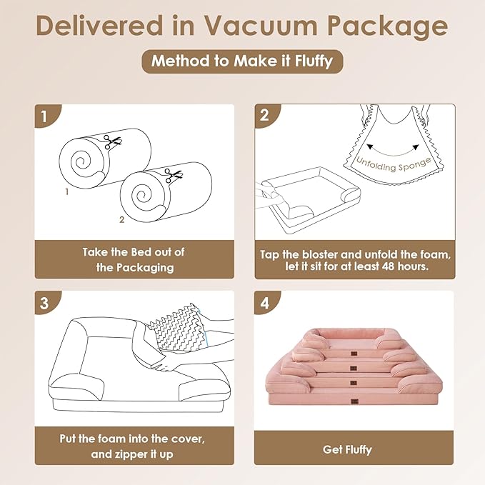 EHEYCIGA Orthopedic Dog Bed for Small Dogs, Waterproof Memory Foam Small Dog - Image 7