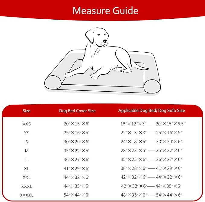 Waterproof Dog Bed Covers Replacement Washable Pet Hair Easy to Remove - Image 8