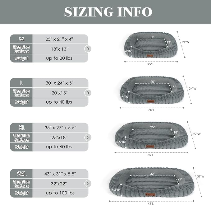 Orthopedic Dog Bed for Extra Large Dogs, Comfort-Sided Calming Pet Bed Couch - Image 5