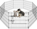 PEEKABOO Dog Pen Pet Playpen Dog Fence Indoor Foldable Metal Wire Exercise by Peekaboo
