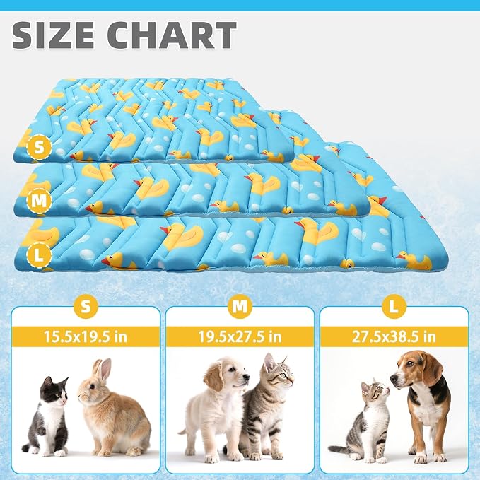 KOOLTAIL Dog Cooling Mat, Upgraded Two Sided Cooling Pad - Image 7