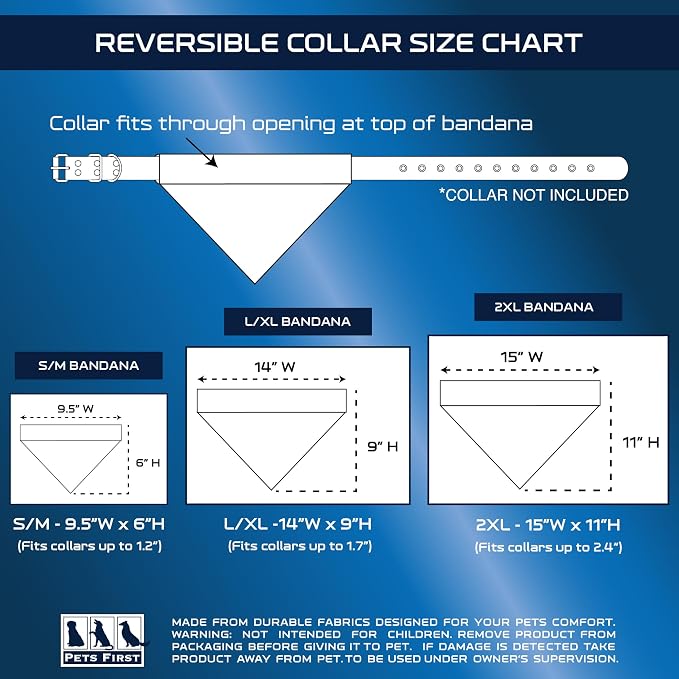 Pets First NFL Green Bay Packers Reversible Bandana Size XX-Large - Image 5
