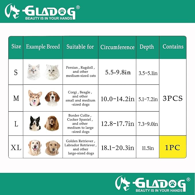 GLADOG Soft Cone Collar, Adjustable E-Collar - Image 5