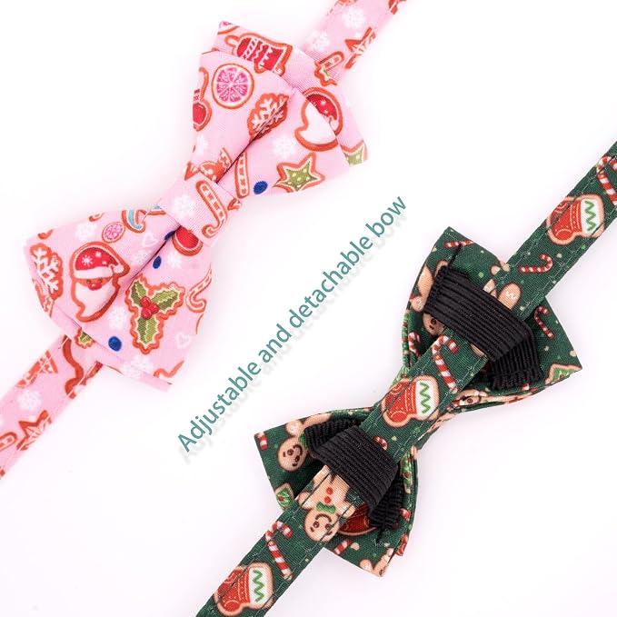Faygarsle 2 Pack Christmas Cat Collars - Image 5