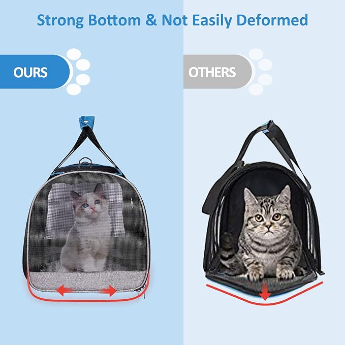 BurgeonNest Cat Carrier for Large Cats 20 lbs, Medium Pet Under 25 lbs - Image 5