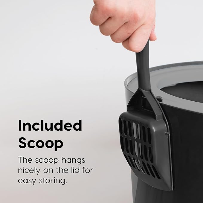 IRIS USA Cat Litter Box, Large Top Entry - Image 6