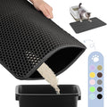 Cat Litter Mat - 23.2'' x 14.6'' Small Litter Trapping Mat, Waterproof by Powools