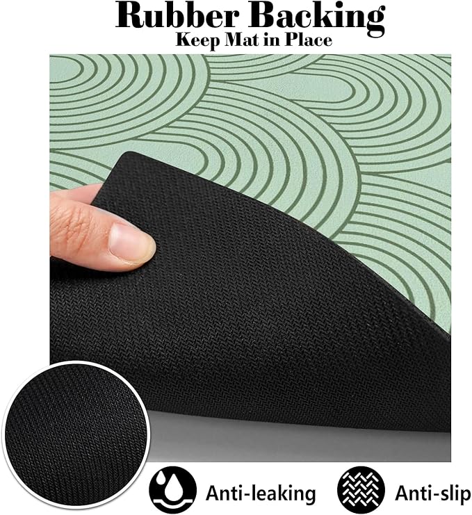 Dog Food Mats for Floors Absorbent, Pet Cat Food Mat - Image 4