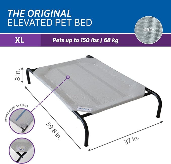Coolaroo Original Elevated Dog Bed - Image 3