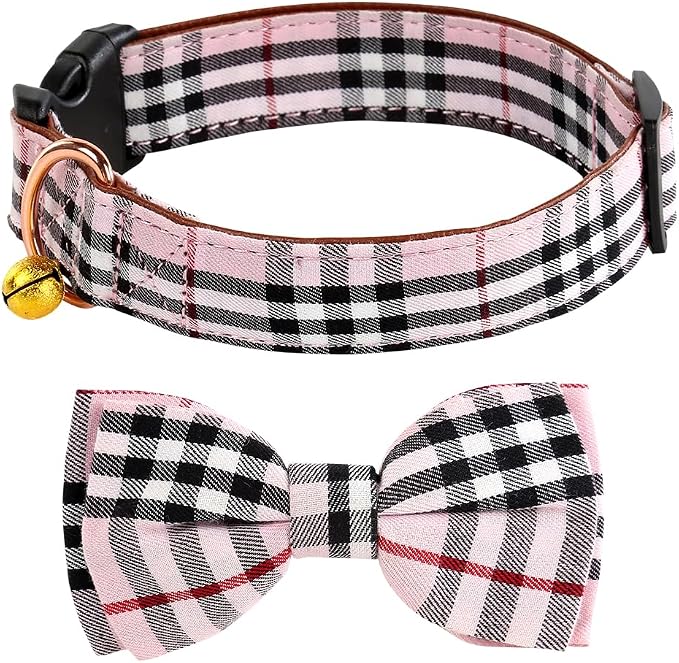 Yizepet Dog Collar with Bow Tie- Adjustable pet Collar by Yizepet