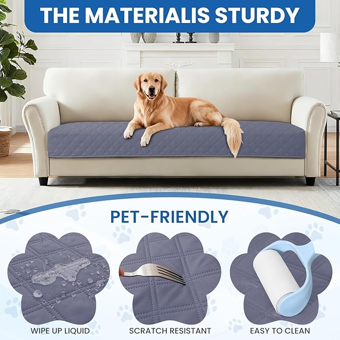 Waterproof Couch Covers for Pets, Waterproof Dog Bed Cover, Anti-Slip Soft Dog - Image 6