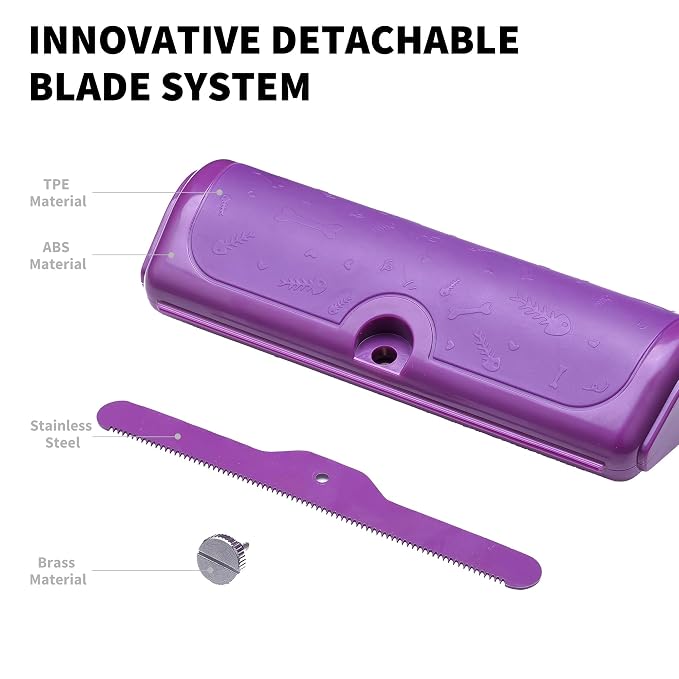 Multi-Pet Deshedding Brush & Shedding Blade - Image 7