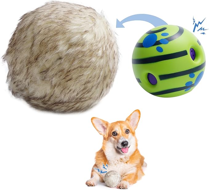 Nocciola Wobble Giggle Ball for Dogs, Interactive Dog Toys for Boredom by Nocciola
