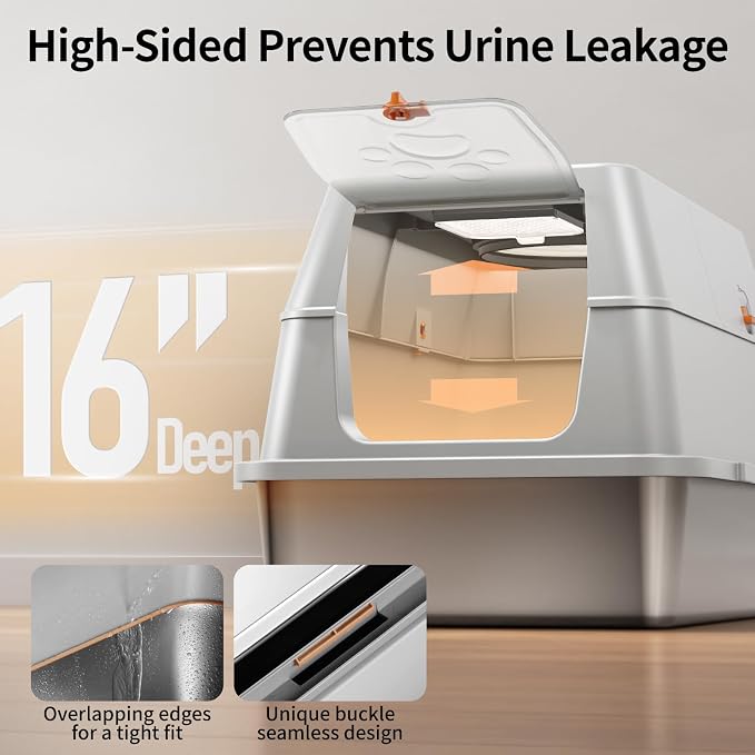 Stainless Steel Cat Litter Box - Image 6