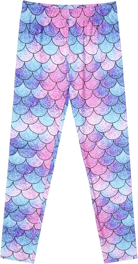 Girl Unicorn Leggings Kid Rainbow Print Legging Tights Trousers Slim Long Pants by Jxstar