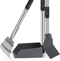 Heeyoo Dog Pooper Scooper, Dog Poop Tray and Rake Set, Pet Waste Removal Scoop by Heeyoo