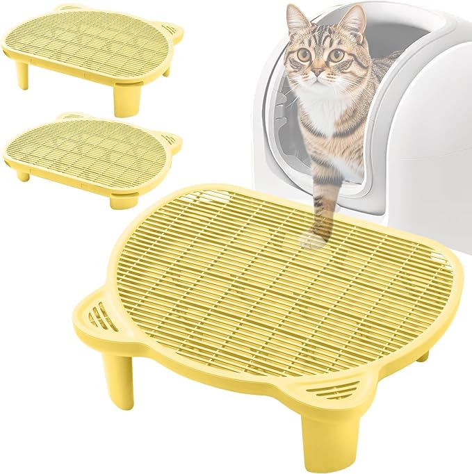 Litter Catching Step for Cat Litter Box, Litter Trap Stool for Automatic Litter by Blata