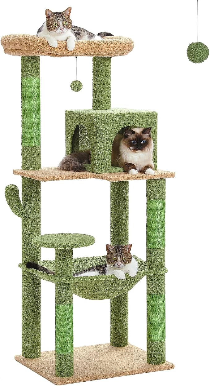 Cactus Cat Tree for Large Cats by MUTTROS