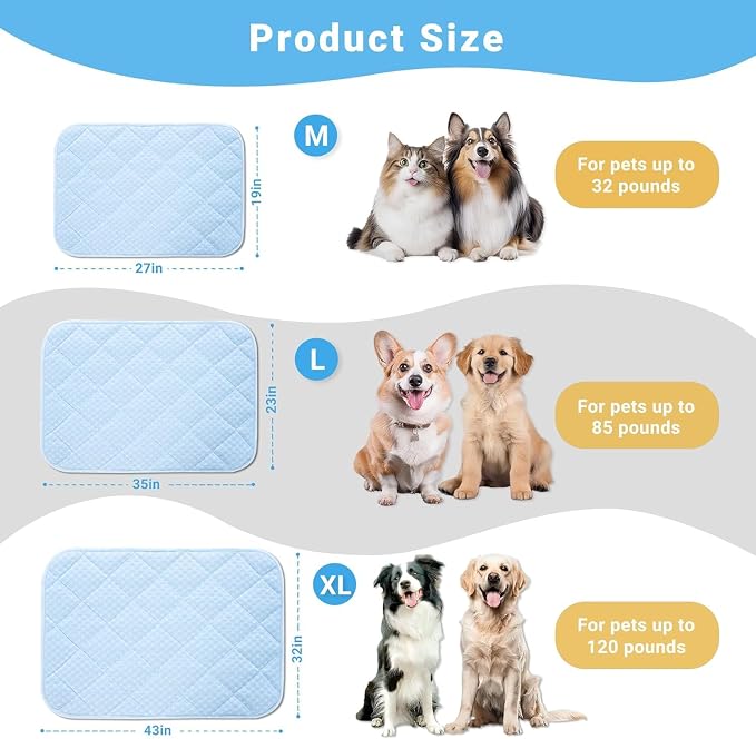 Dog Cooling Mat, Cooling Mat for Dogs, Premium Pets Cool Bed for Crate Kennel - Image 7