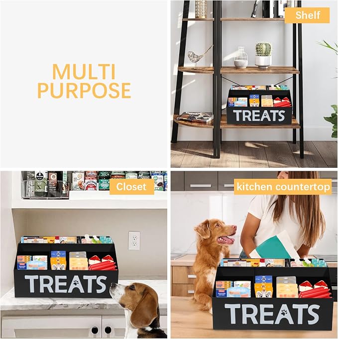 Morezi Dog Food Organizers Storage cat Treat jar Organizer Great - Image 4