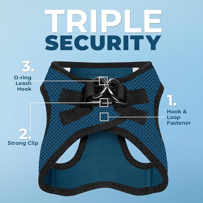 Best Pet Supplies Voyager Step-in Air All Weather Mesh Harness and Reflective - Image 3