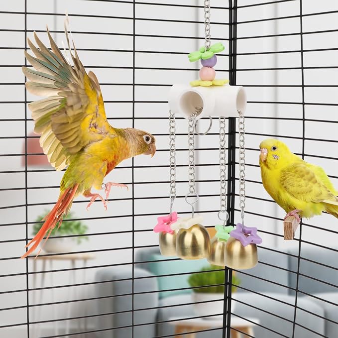 Bird Parrot Bells Toy with Sweet Sound - Image 3