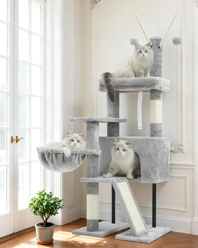 Cat Tree for Indoor Cats, Cat Tower by Gitelnour