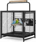Bird Travel Carrier Cage, 19Inch Wrought Iron Small Bird Cage by Unknown