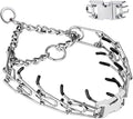 Prong Collar for Dogs, Dog Training Collar, Adjustable Size Dog Pinch No Pull by Safiman
