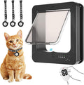 Smart Cat Door with 3 Collar Sensor, RFID Cat Door Collar Activated with Remote by Unknown