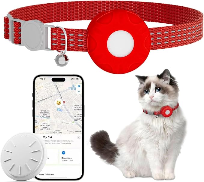 Cat Tracker, Pet Tracker for Cats Compatible by HONGTOPH