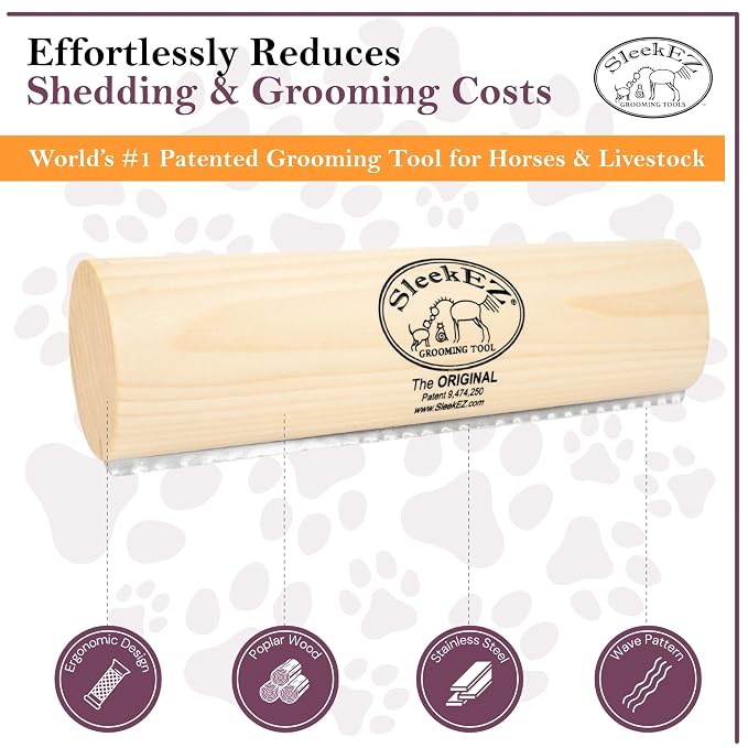SleekEZ Deshedding Grooming Tool | Horse Brush - Image 5