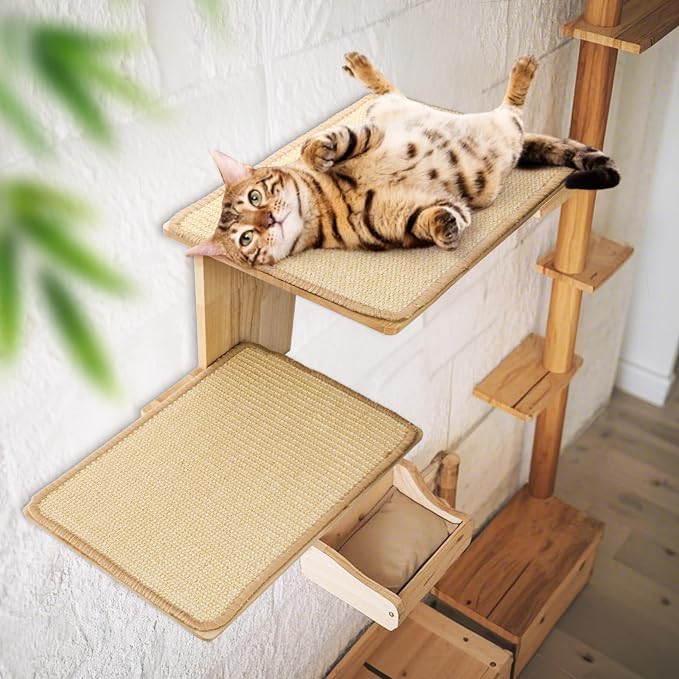 Cat Wall Shelves, Wall Mount Adult Cat Tree - Image 6