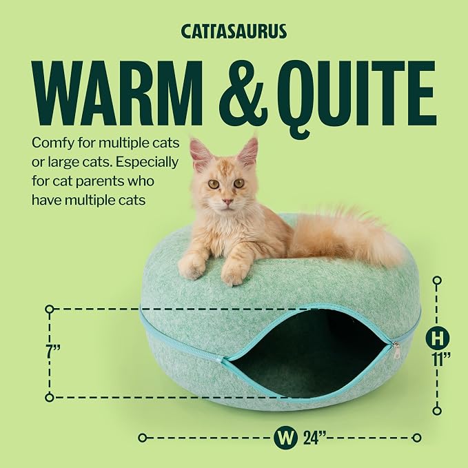 Cattasaurus Peekaboo Cat Cave Donut - Image 6