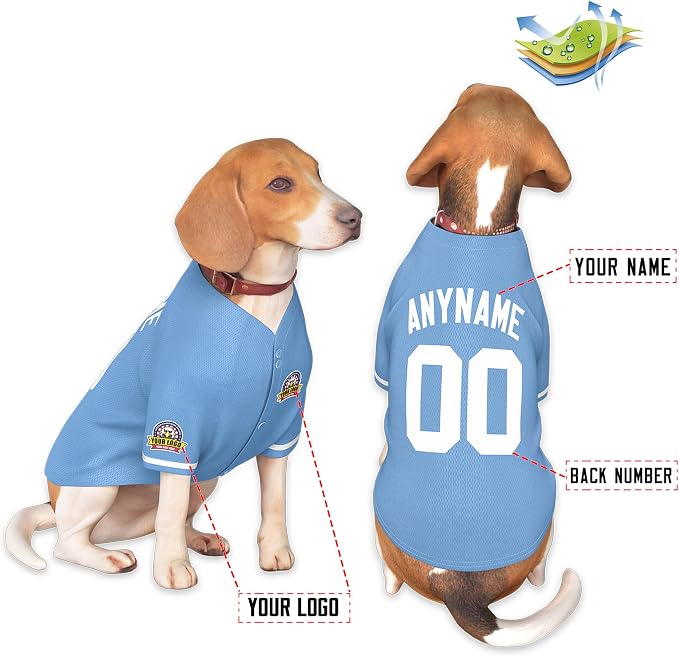 Custom Dog Baseball Jersey - Image 3