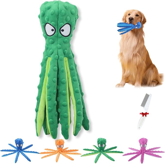 2025 New Upgrade Interactive Chew Pet Toy No Stuffing Bite-Resistant Squeaky by Unknown